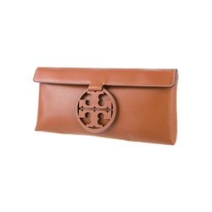 Tory Burch leather clutch